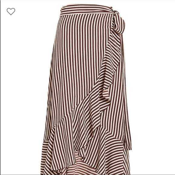 Faithfull the Brand Tramonti Striped wrap skirt M - Picture 9 of 16